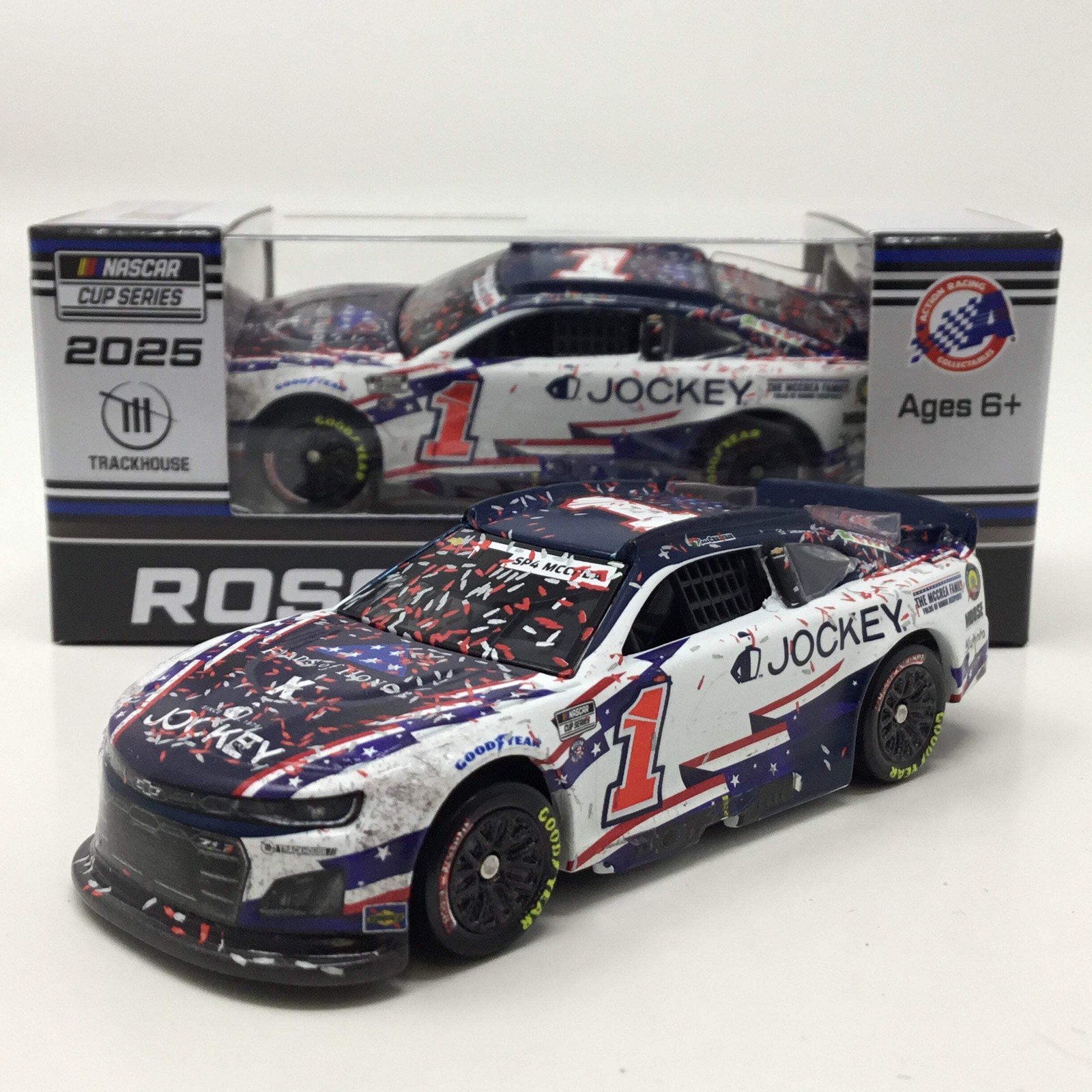 Ross Chastain 2025 Jockey Salutes Charlotte World 600 Race Win 1:64 Diecast