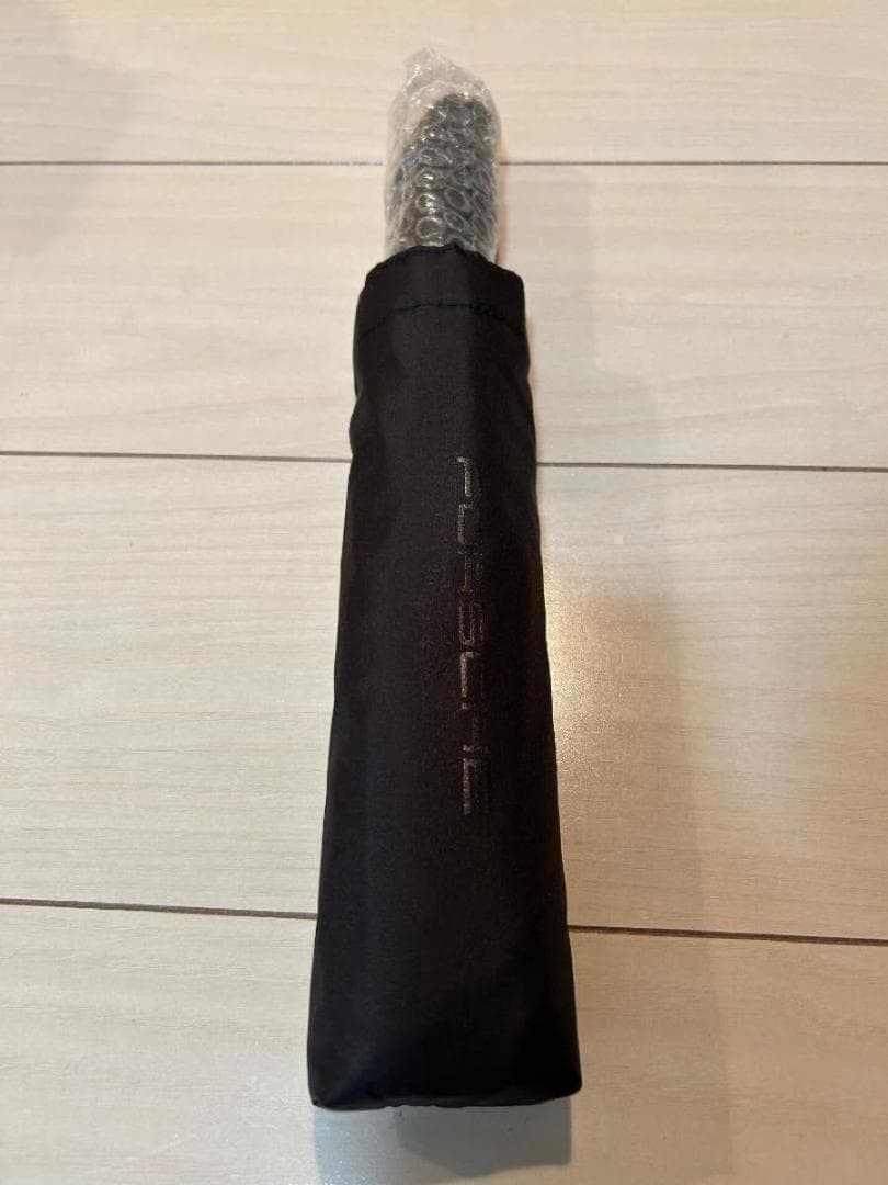 Porsche Black Folding Umbrella Auto Open Compact with Box