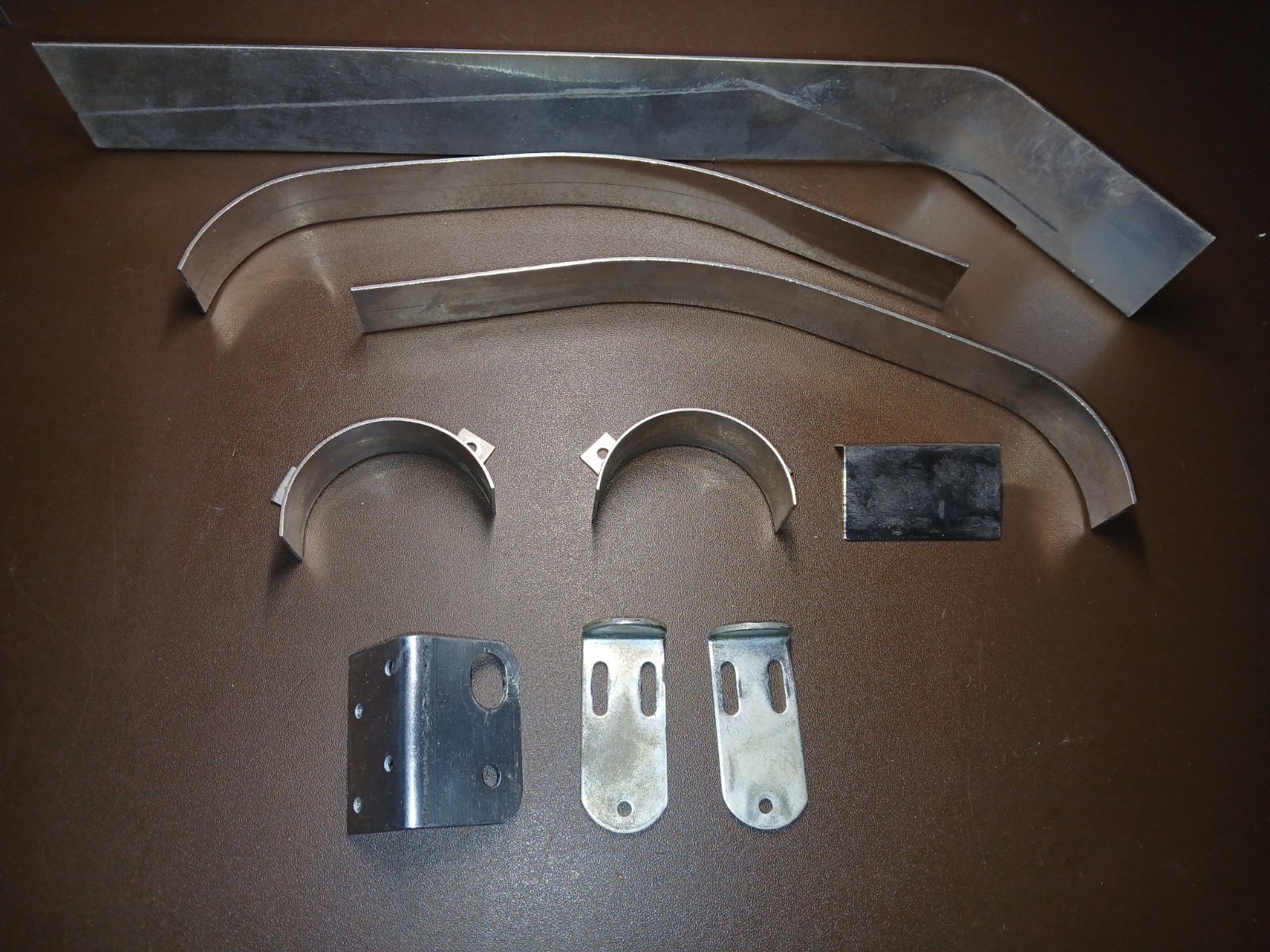 Atari SPACE RIDERS Pinball Playfield Metal Brackets & Ball Guides (9 Pieces)