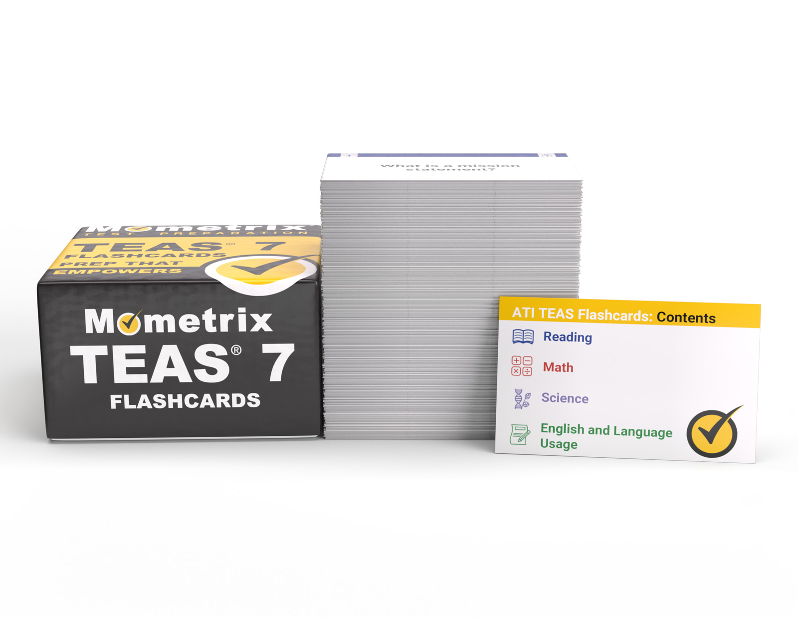 ATI TEAS Test Flashcards (boxed)