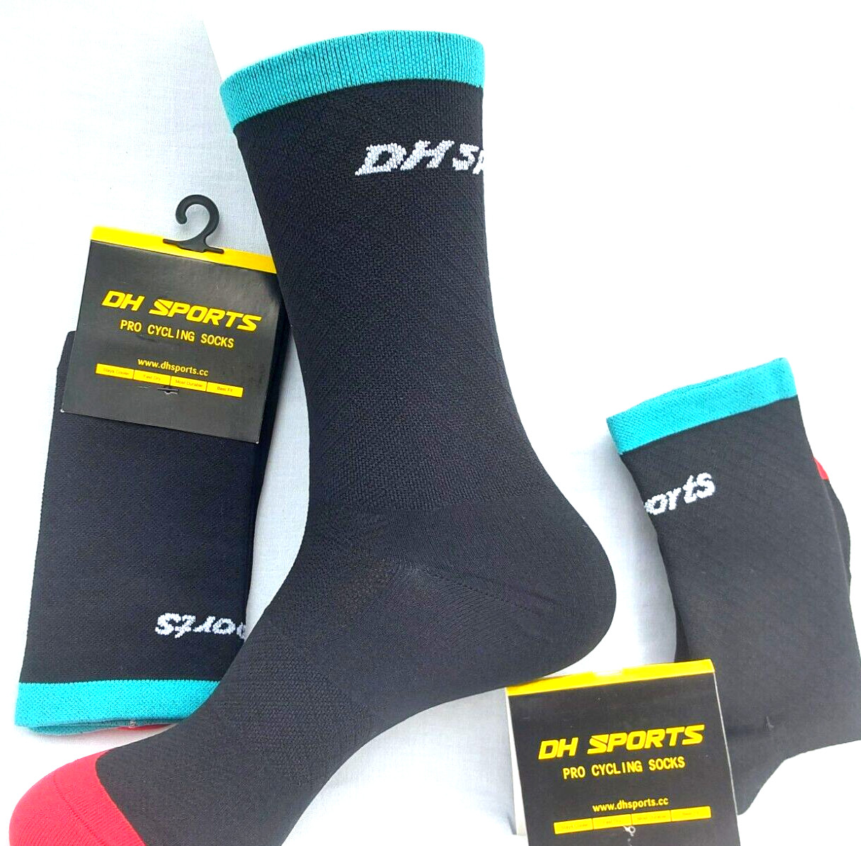 2 PAIRS ! cycling socks DH Sports beloz calf Men Women Outdoor MTB Bike Socks