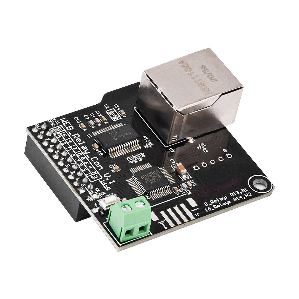 16 Ch Ethernet WAN Control LAN Web Server Relay Ethernet RJ45 Network Module