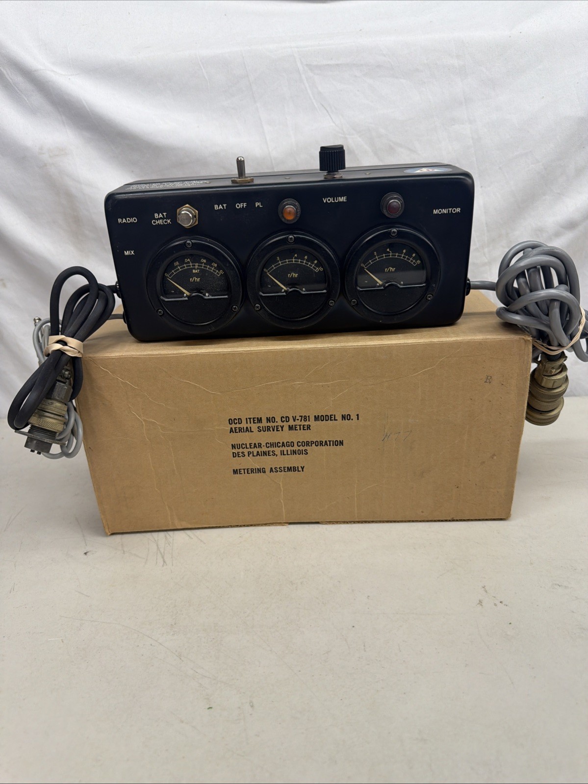 NUCLEAR-CHICAGO CORPORATION  METERING ASSEMBLY FOR CDV-781 AERIAL SURVEY METER