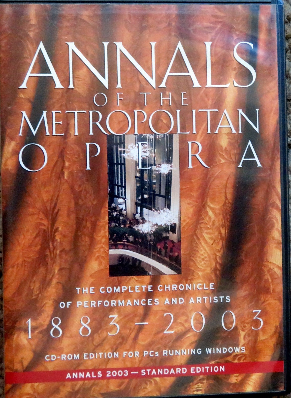 ANNALS OF THE METROPOLITAN OPERA Complete Chronicle CD-Rom PC 1883-2003