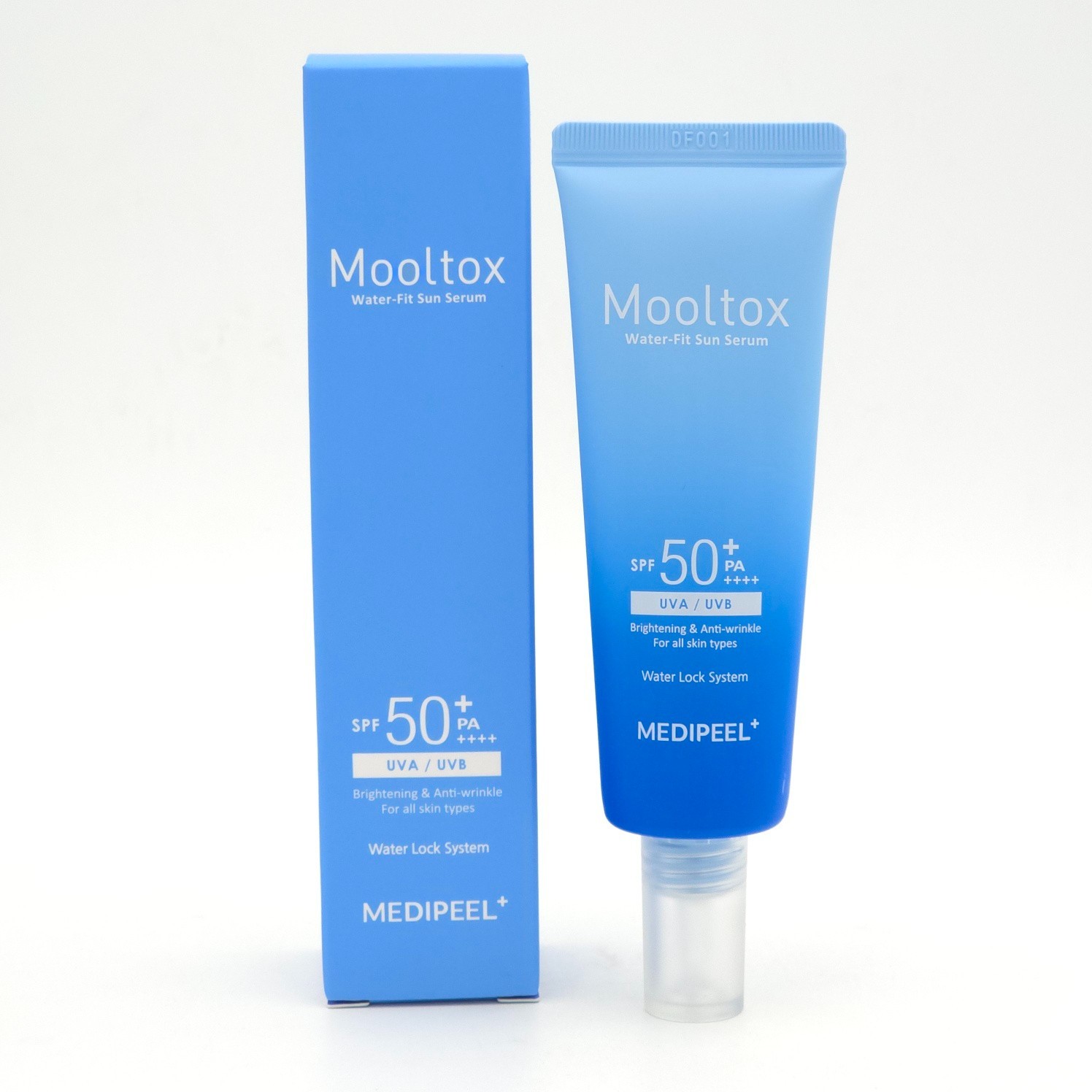 Medi Peel Aqua Mooltox Water Fit Sun Serum 50ml SPF50+ PA++++ Vegan K-Beauty