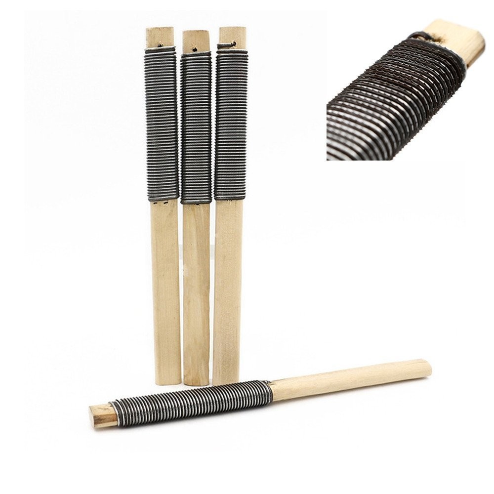 Wood Carving File 4pcs Round Rough Teeth Carpentry Woodworking Files Wood Rasp