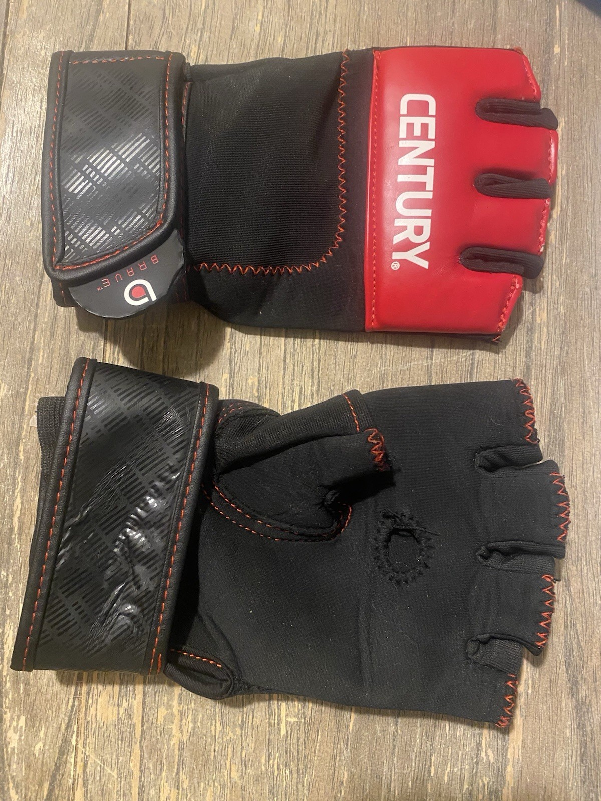 Century Brave MMA Training Gloves Red/Black, Adult L/Xl