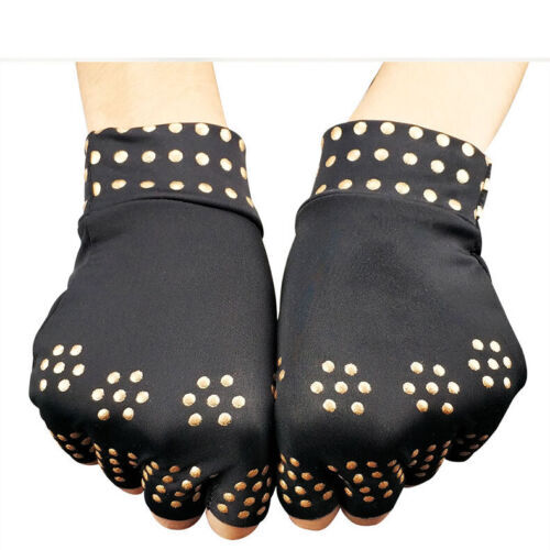 Copper Arthritis Compression Gloves Hand Wrist Brace Support Joint Pain Relief