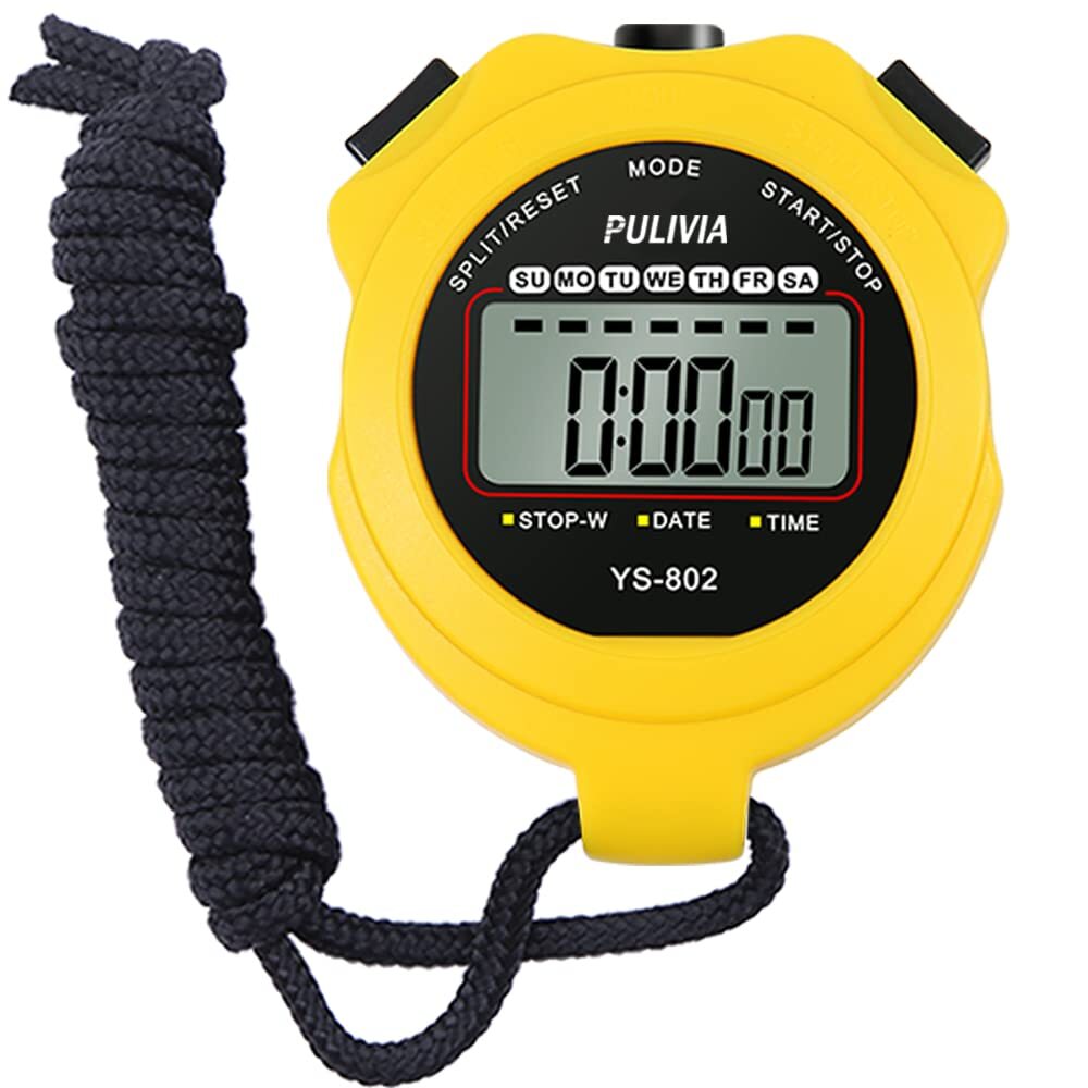Digital Sport Stopwatch Timer for Coaches Swimming Running Fitness Referees