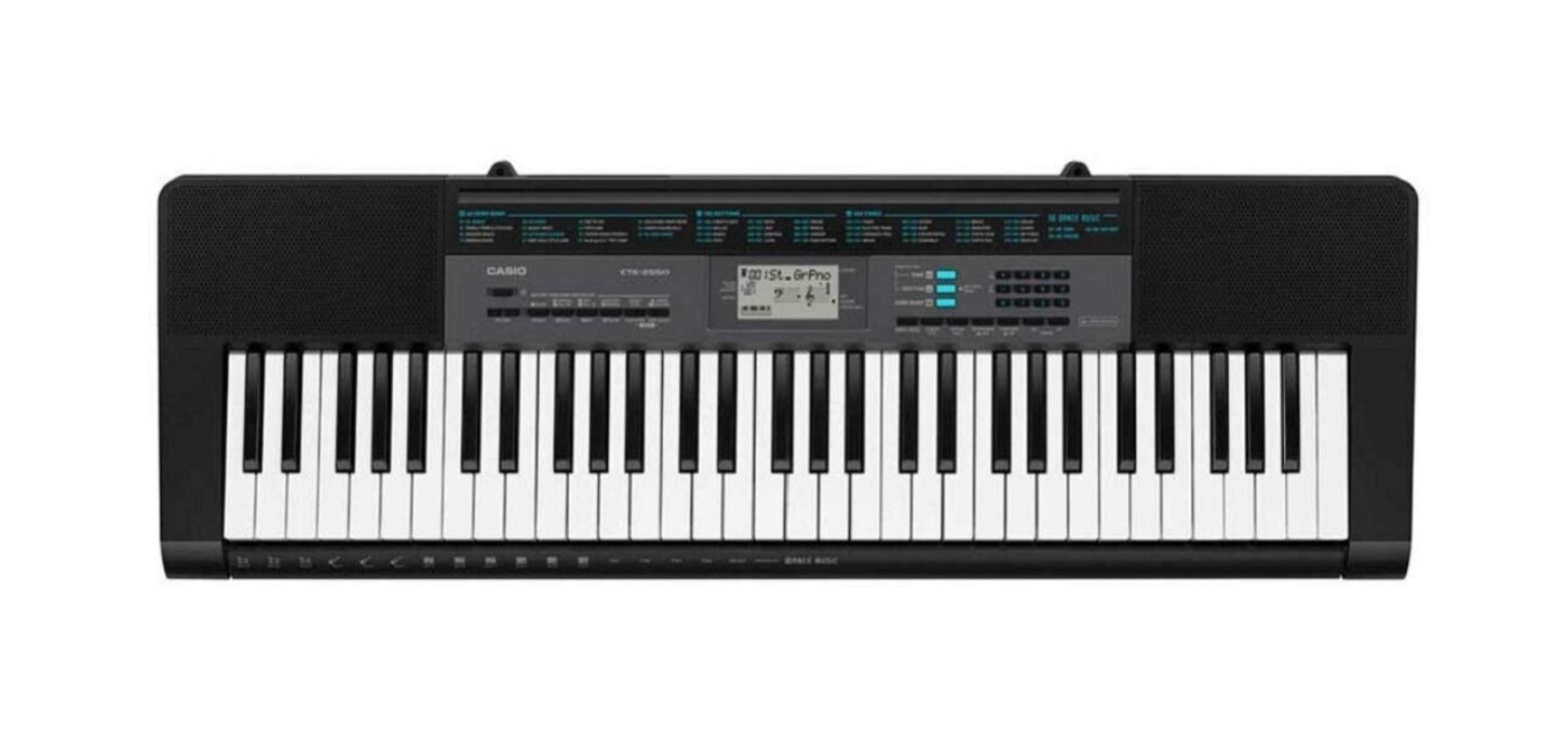 Casio CTK-2550 61 Key Portable Keyboard with App Integration/Dance Music Mode