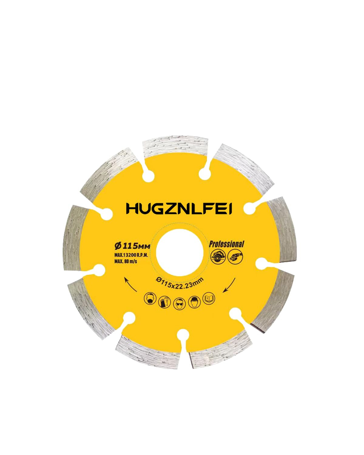 4.5 Inch Diamond Saw Blade - Ultra-Thin Cutting Disc Wheel for Angle Grinder ...