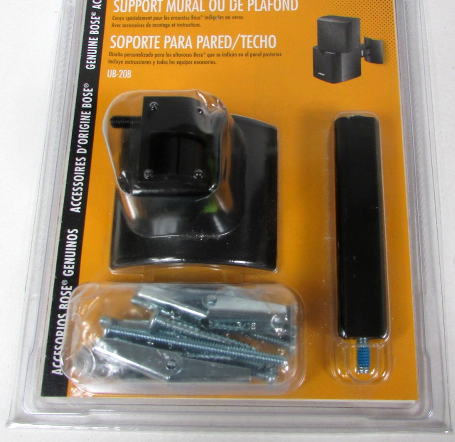 OEM Bose UB-20B Wall/Ceiling Bracket Speaker Mount Black / Unopened & Unused
