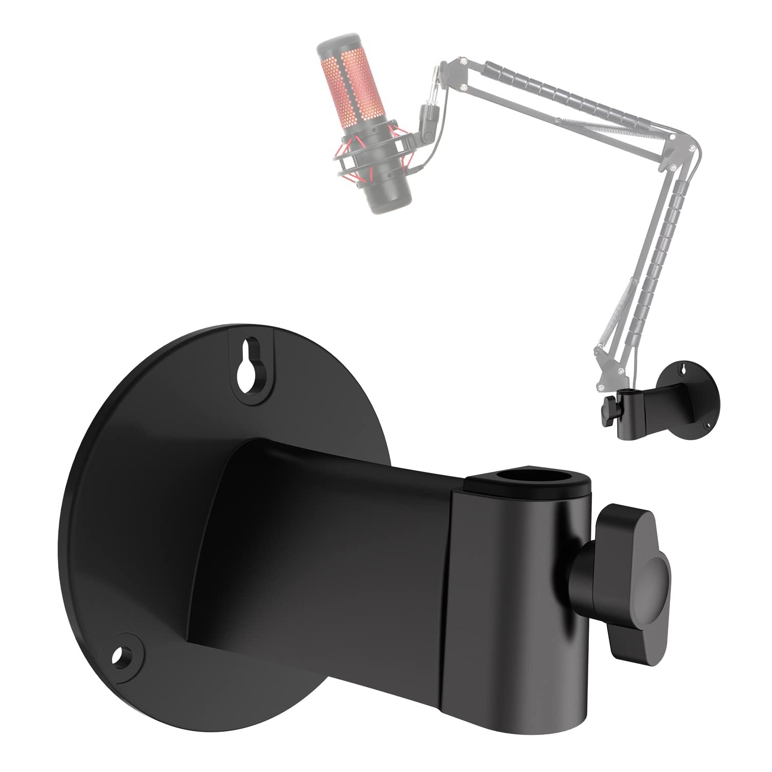 Youshares Wall Mount Boom Arm - Microphone Holder For Stand, Vertical