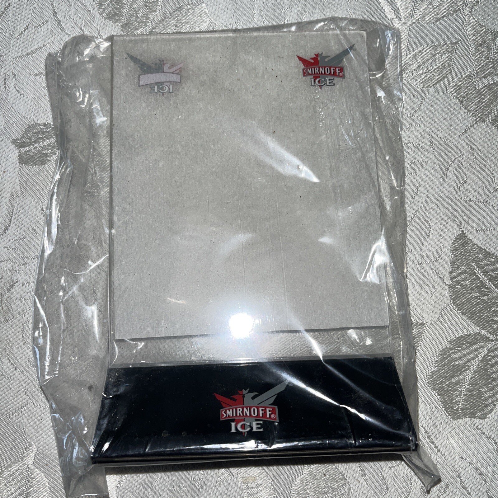 New Smirnoff Ice Bar Table Top Menu Ad Holder