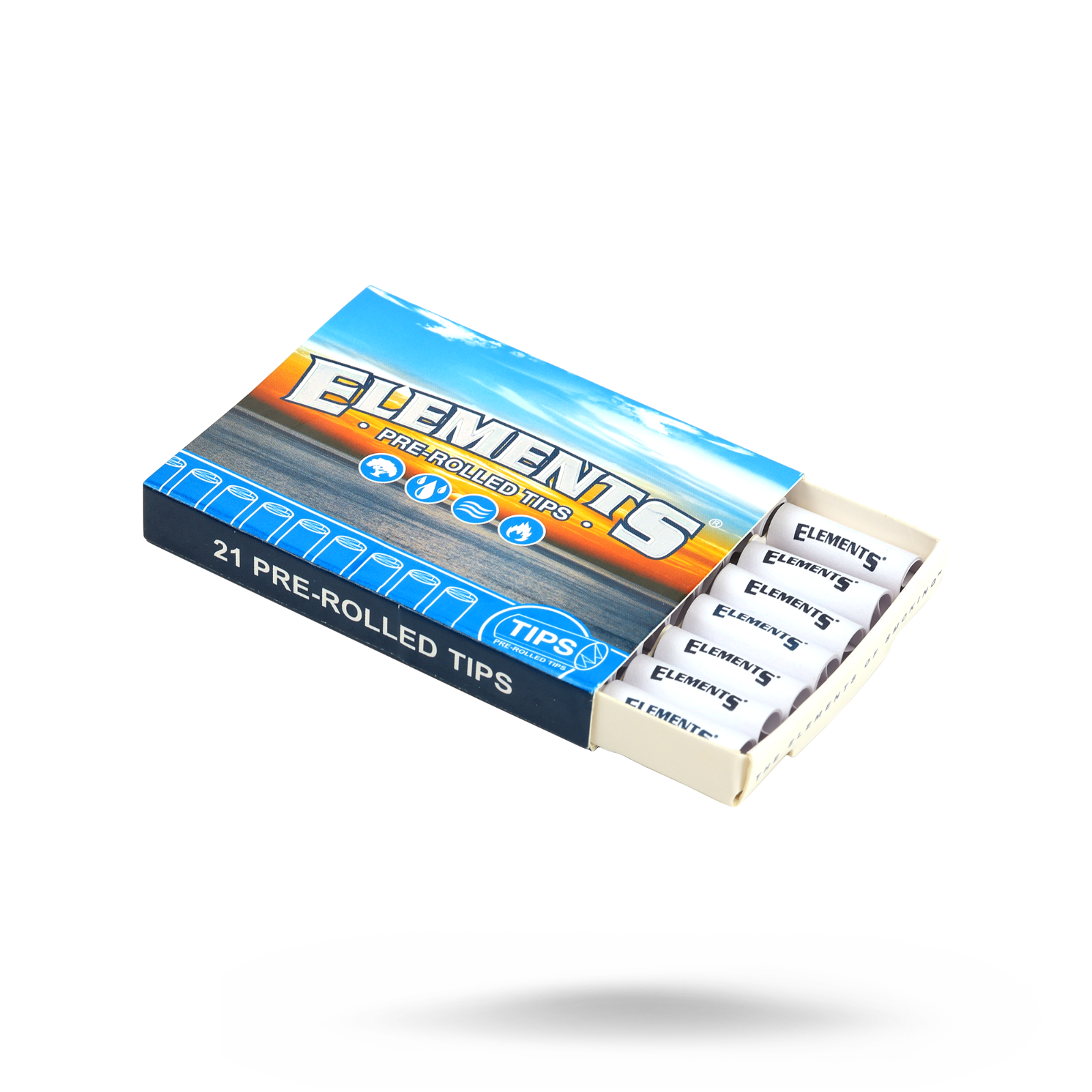 Elements Pre-Rolled Filter Tips - Full Box