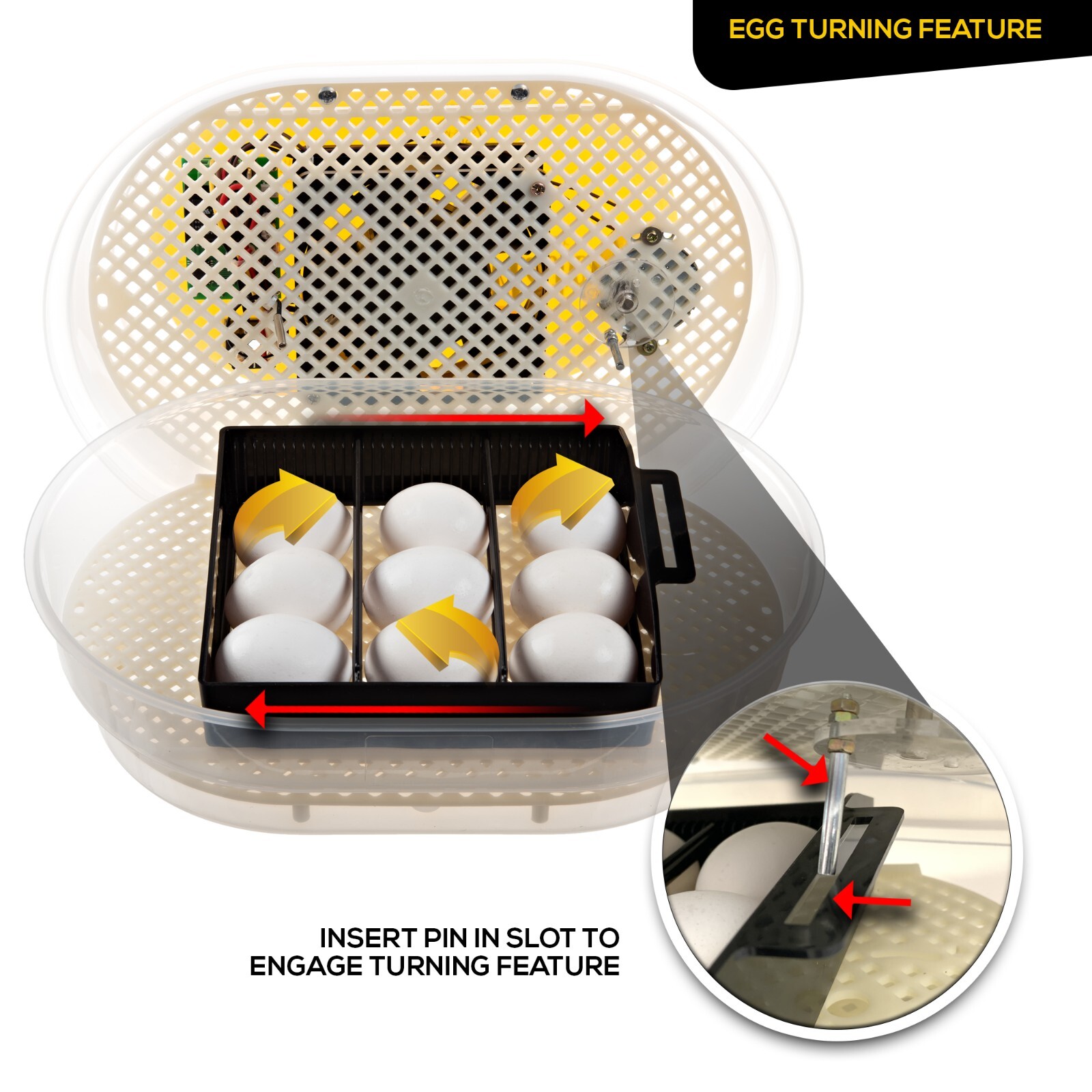 HatchMate™ Automatic Egg Incubator w/ Humidity For 9-12 Eggs Hatch Chicken Quail