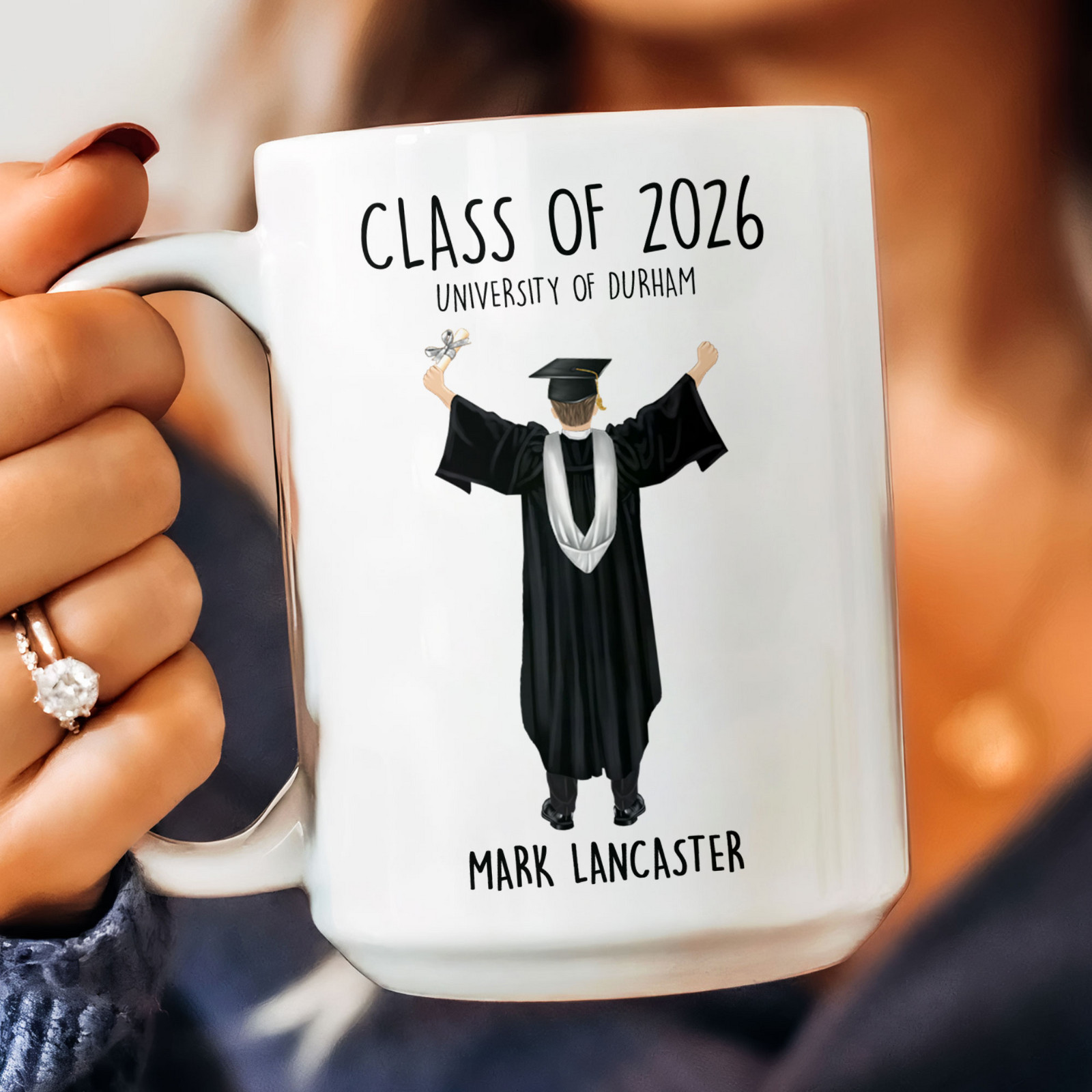This Babass Has A Masters Degree - Personalized Mug 11oz 15oz