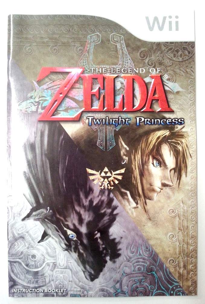 Wii Instruction MANUAL ONLY Legend Of Zelda The Twilight Princess for Wii