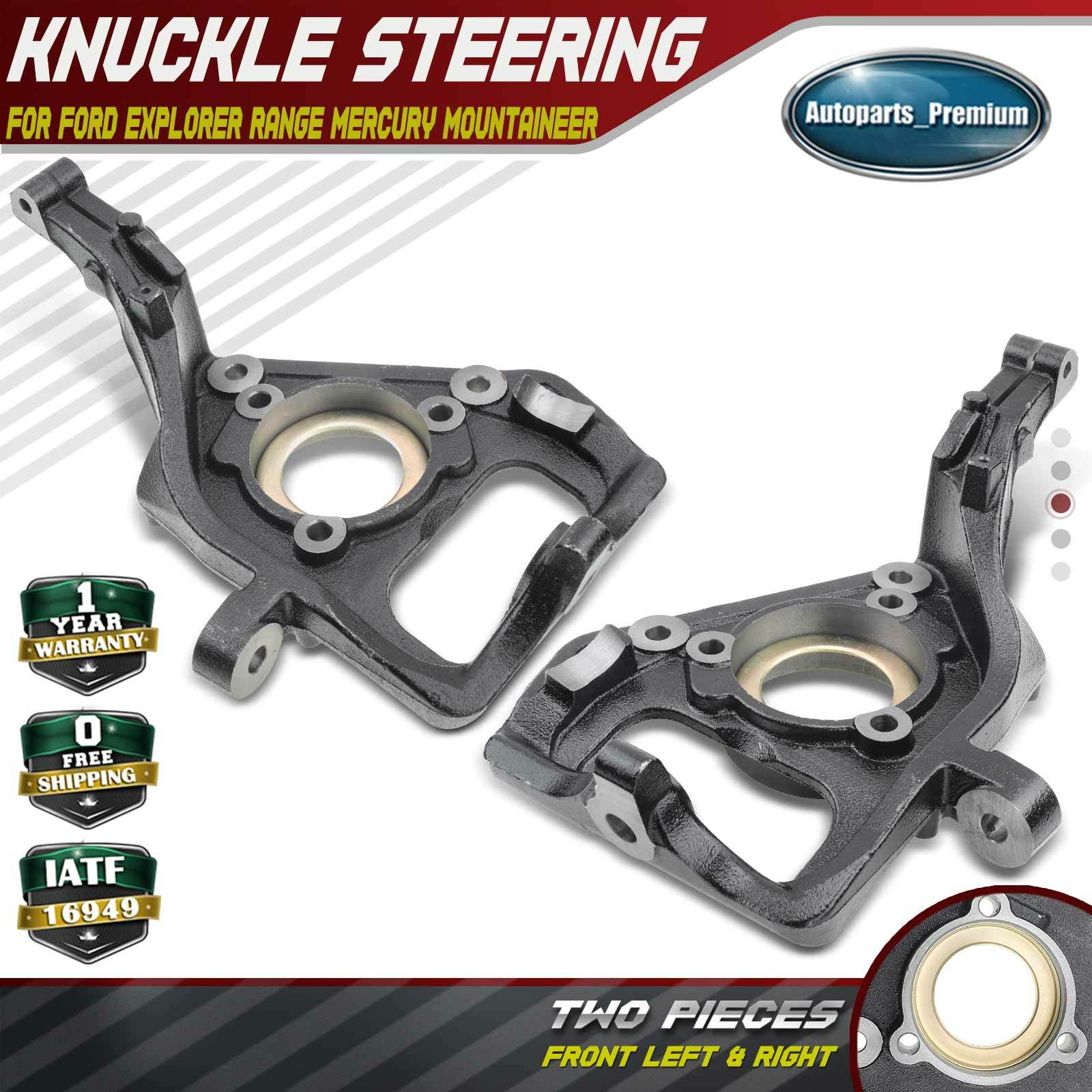 2x Steering Knuckle for Ford Explorer 98-01 Ranger Mercury Mountaineer Front L&R