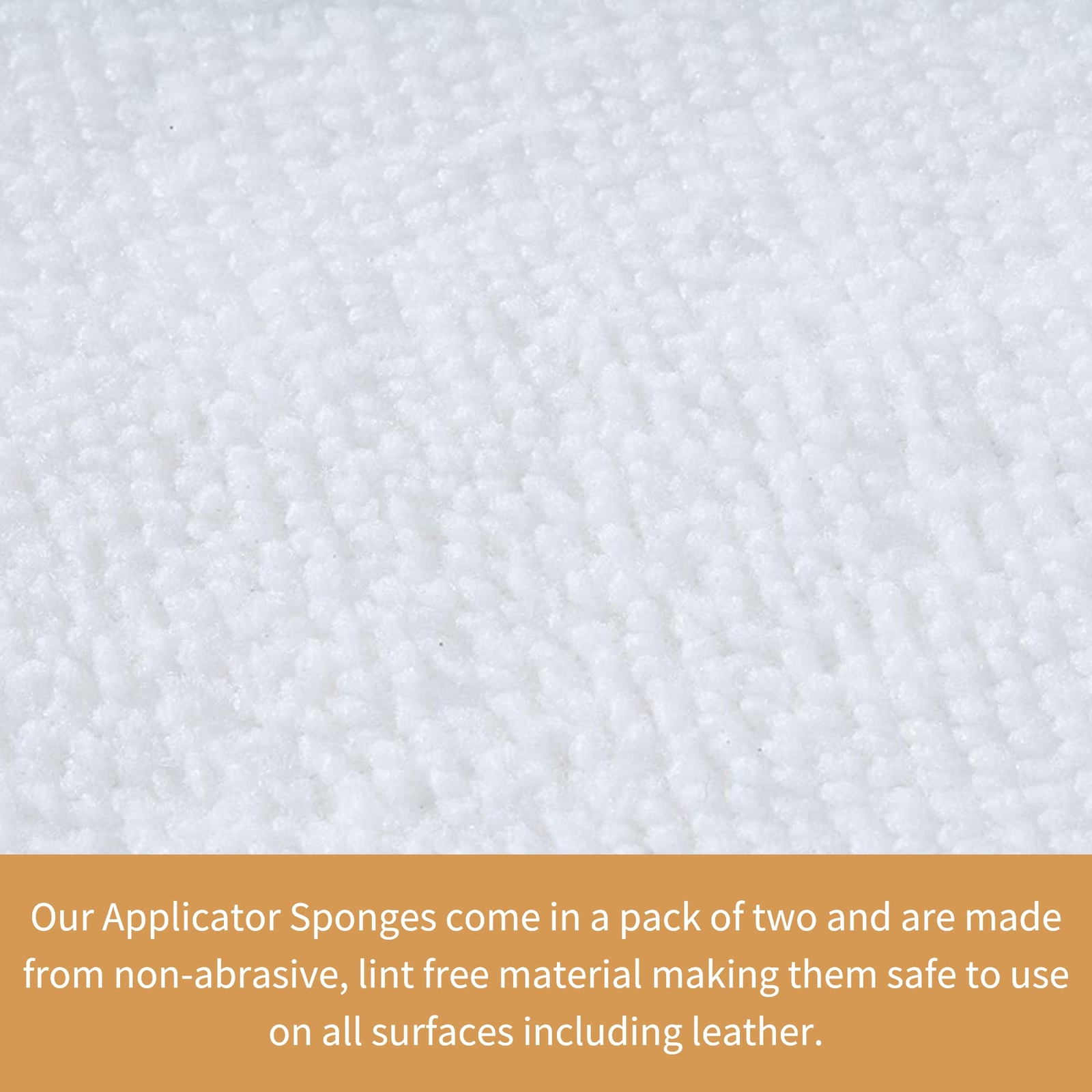 Leather Applicator Sponges | 2 Microfiber Cloth Applicator Pads For Cleaning Lea