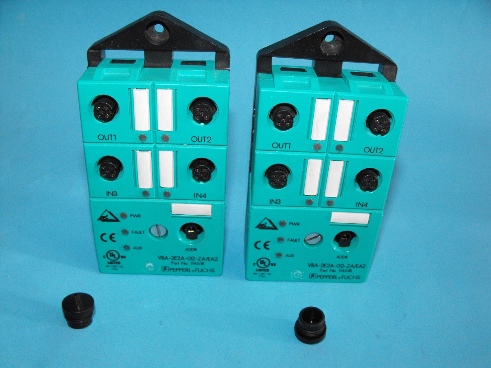PEPPERL+FUCHS VBA-2E2A-G2-ZA/EA2.AS-Interface Sensor.114618.(LOT2PCS).USED