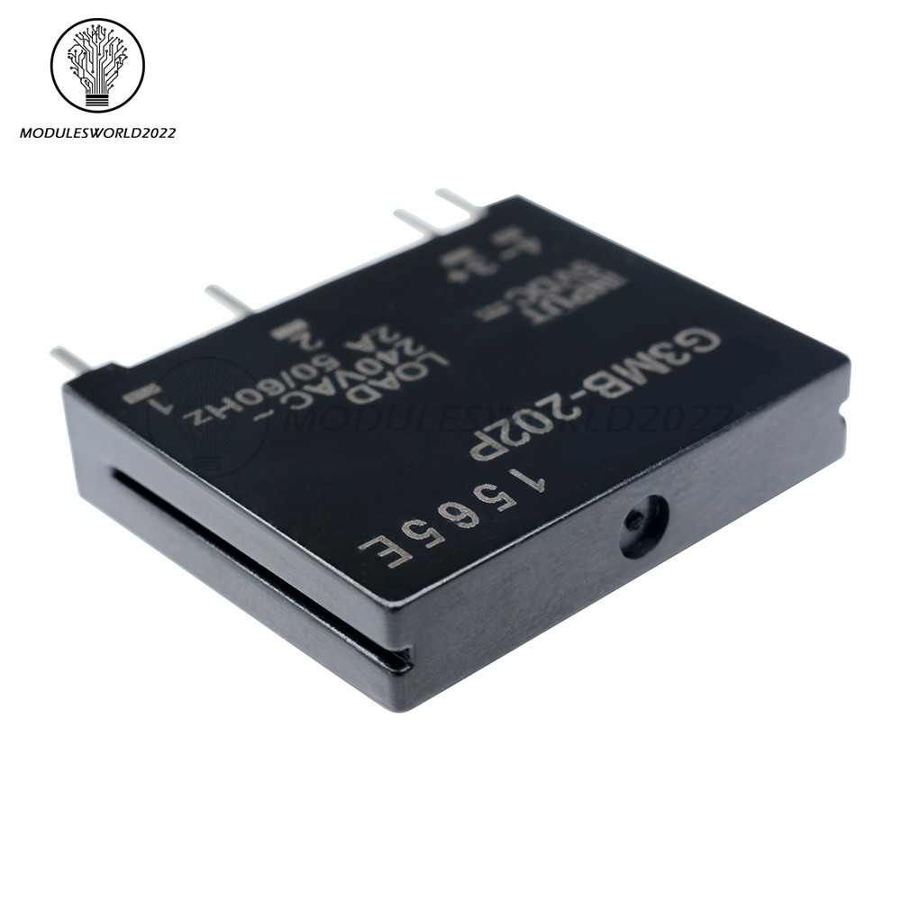 G3MB-202P DC-AC PCB SSR In 5V DC Out 240V AC 2A Solid State Relay Module