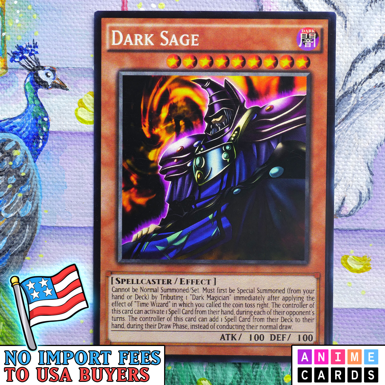 Dark Sage ANIME EFFECT HOLO card