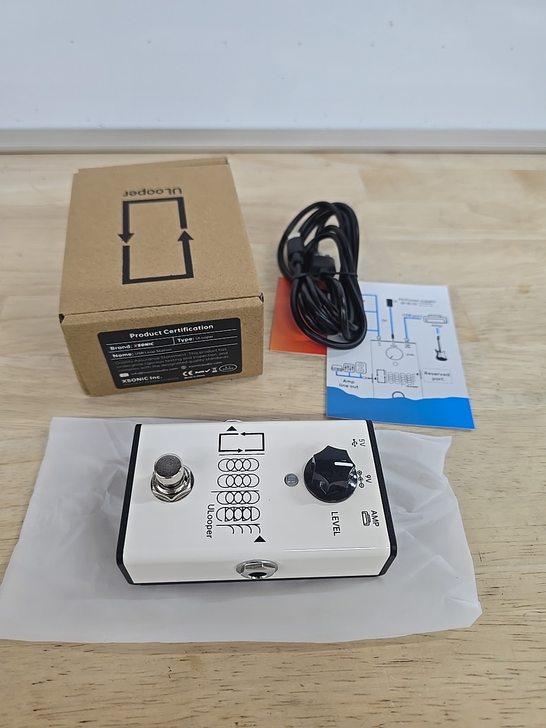 xsonic Ulooper loop pedal for positive grid and others - NEW