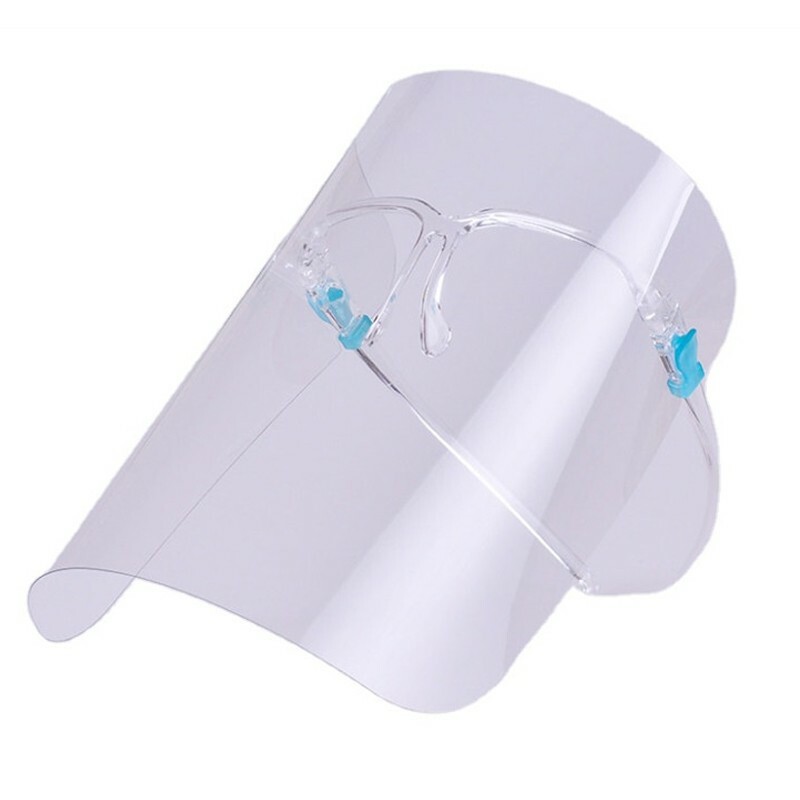 Face Shield Mask Safety Protection With Glasses Reusable, Anti Fog, USA SELLER