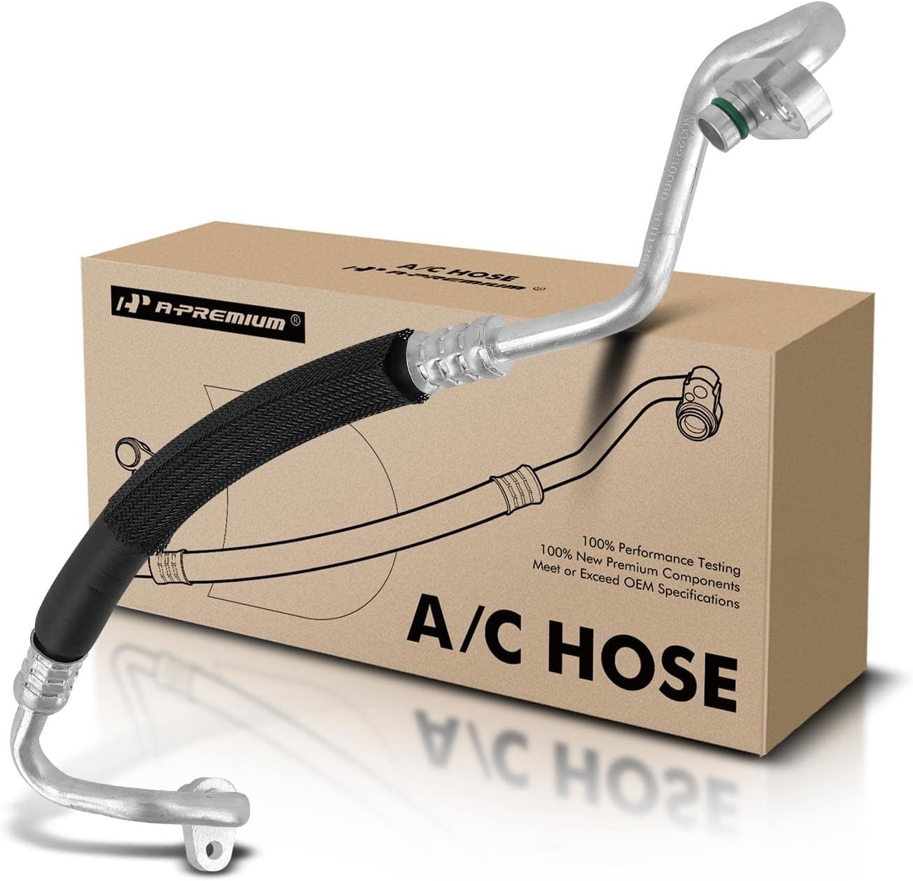 A-Premium A/C Discharge Line Hose Assembly Compatible with Nissan Altima