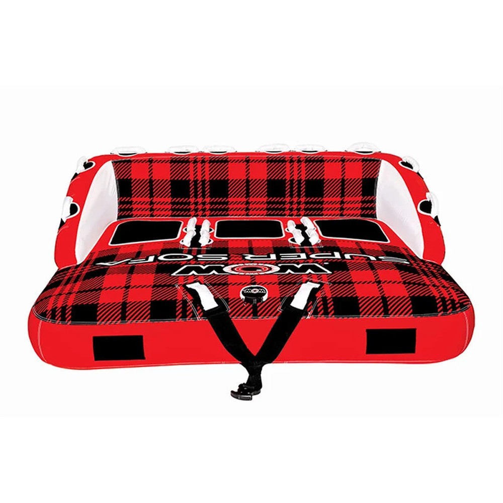 Wow Boat Super Sofa Inflatable Towable Tube 21-1040 | 3-Person