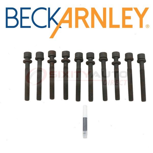 Beck Arnley Engine Cylinder Head Bolt Set for 1982-1985 Volkswagen Quantum - qe
