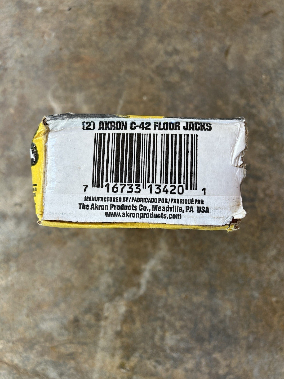 Akron C-42 Adjustable Floor Jack Temporary Supports Size Range 1'-1' 3" (2 Pack)