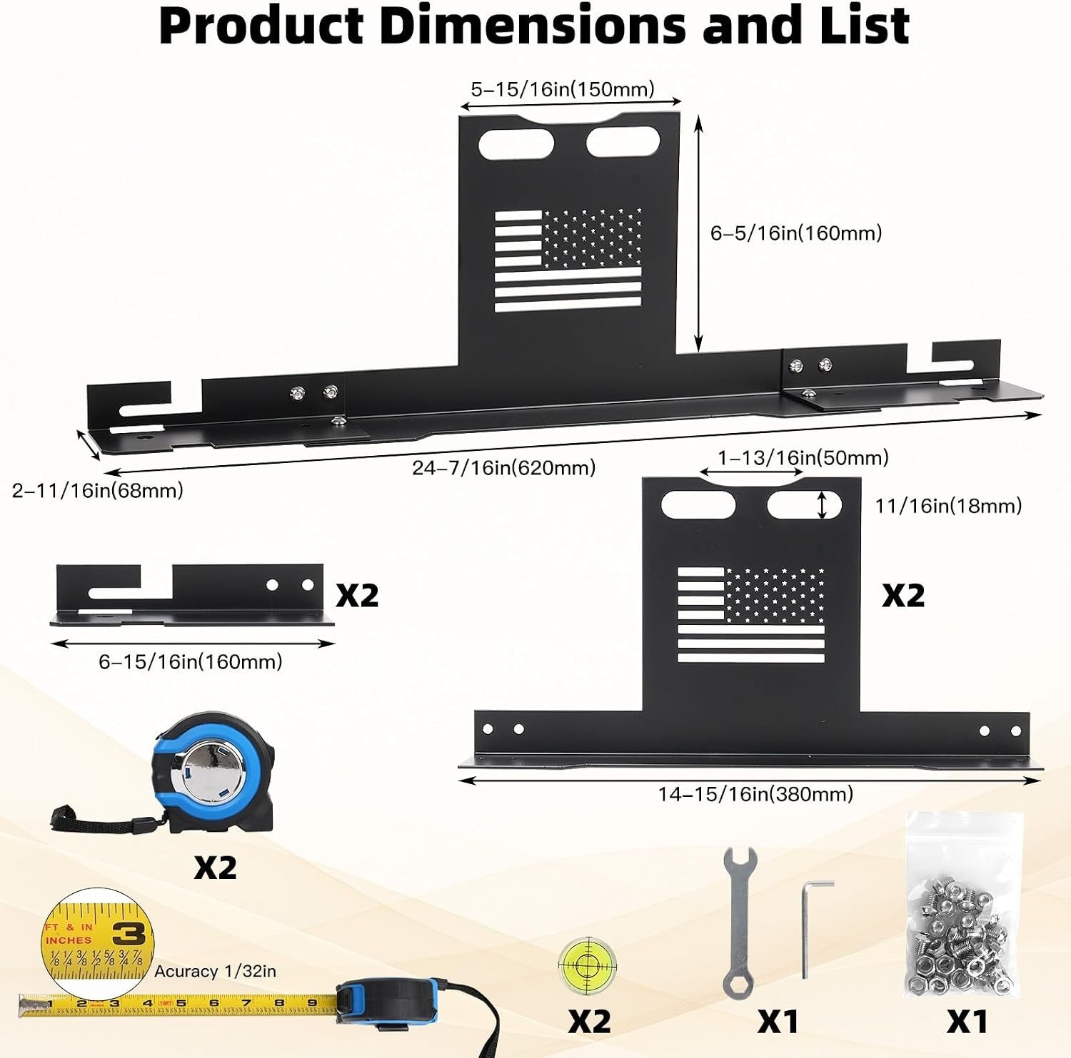 Upgraded Wheel Alignment Tool Kit- Automotive Wheel Alignment Tool Without Re...