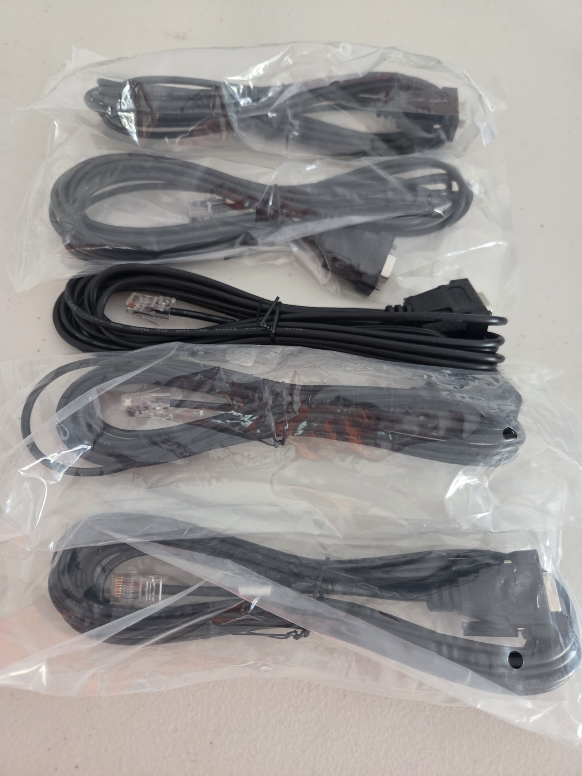 Lot Of 5--940-1525A--APC Communications Cable--DB-9 to RJ-45--NEW
