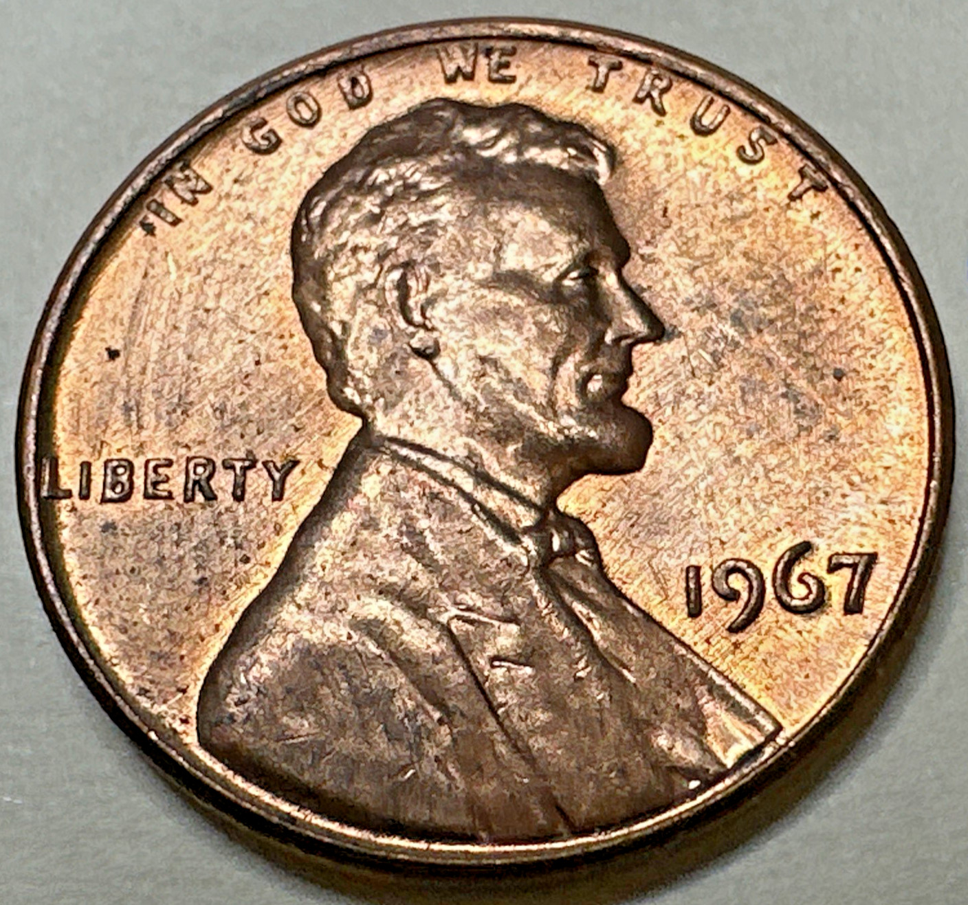 1967 Lincoln Penny Memorial Cent 1C 1186X