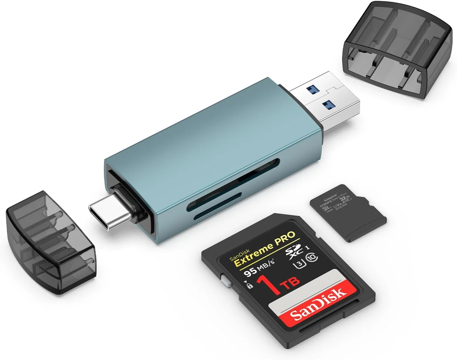 acer SD Card Reader USB C Dual Slots USB 3.0 Type C to Micro SD Card Adapter