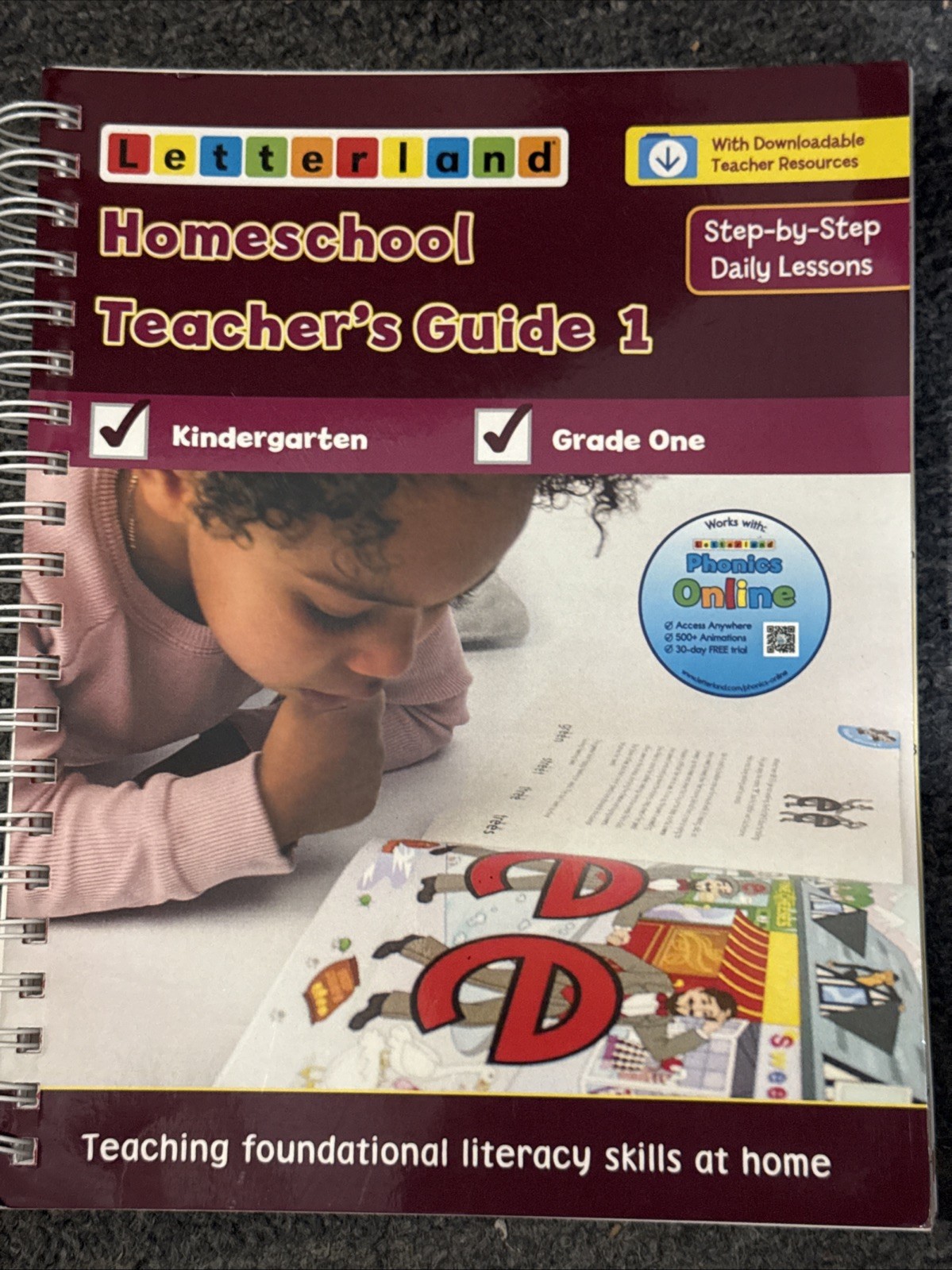 Letterland Homeschool Teachers Guide 1 1st Edition Excellent Condition
