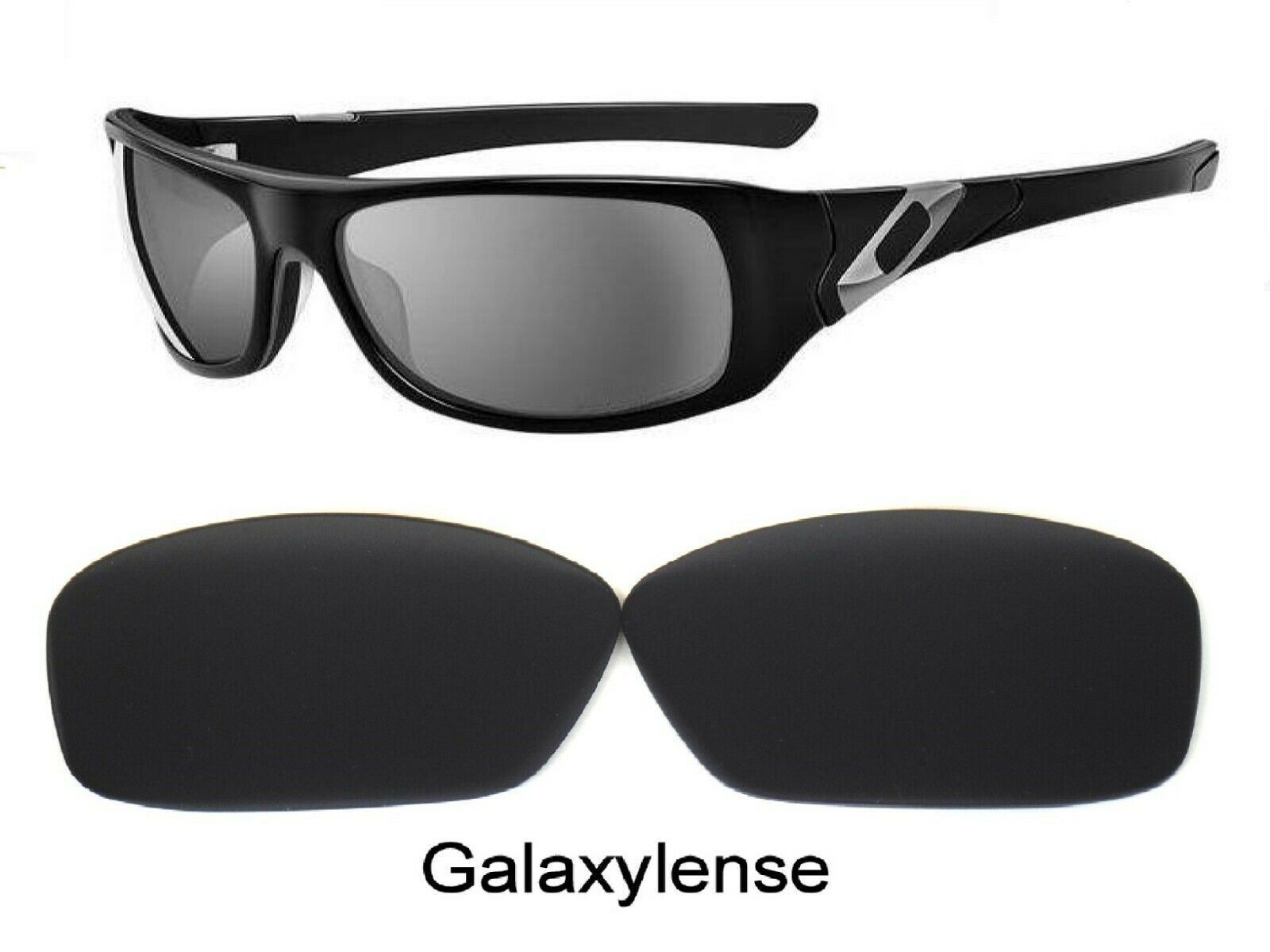 Galaxy Replacement Lenses For Oakley Sideways Sunglasses Black Polarized