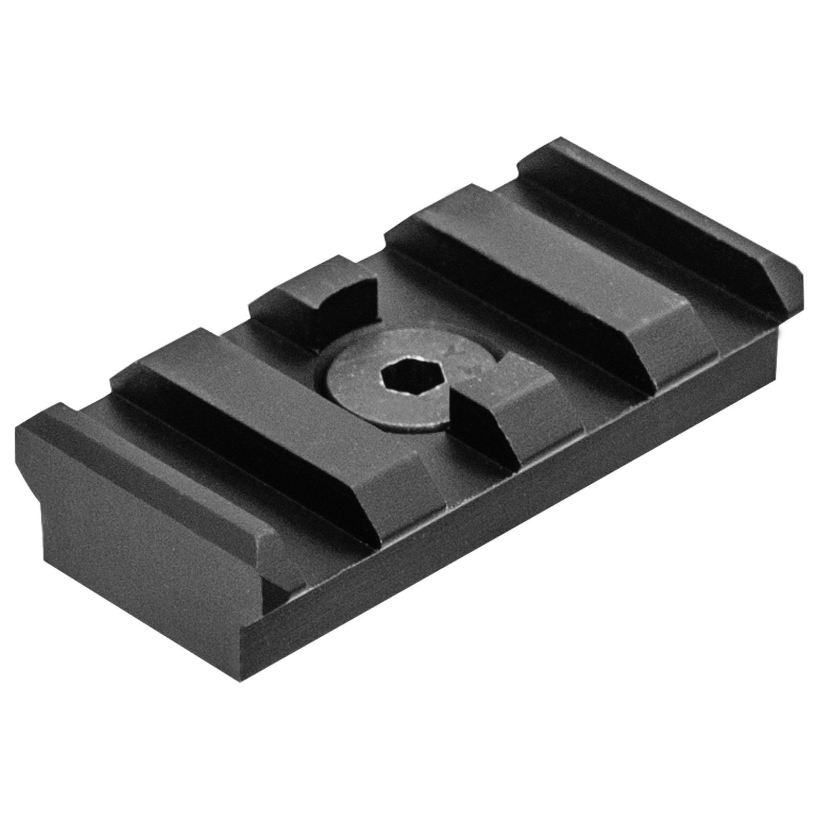 UTG PRO 4-Slot Picatinny Rail Section, Black 4 Slot,