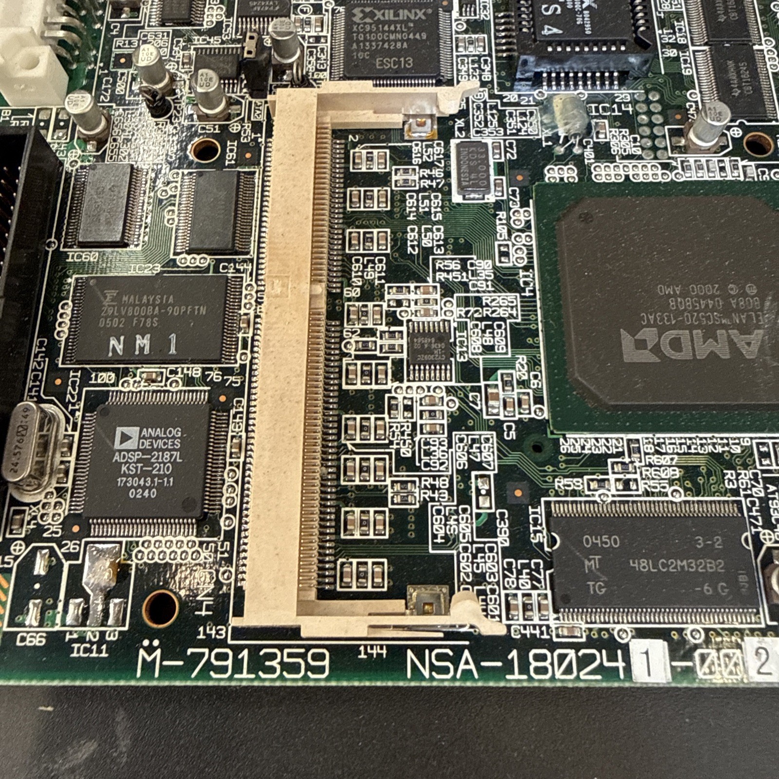 NEC M-791359 Electra Elite 192 System Control Board Module - Pulled Working