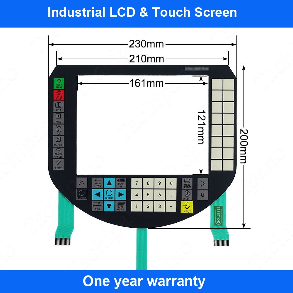 Membrane Switch for A5E00363443 HT8 Keypad Keyboard