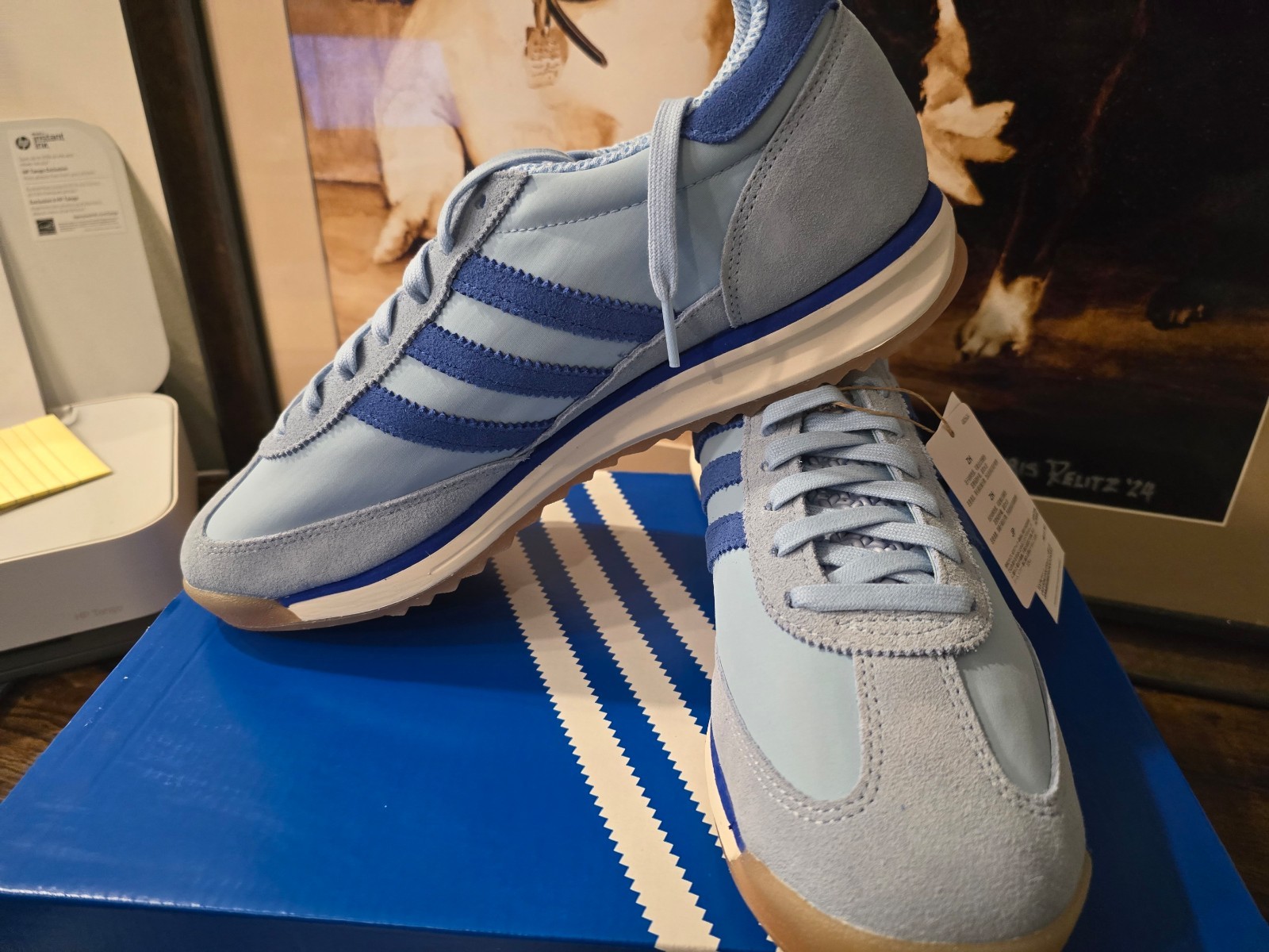 adidas Originals Sl 72 Rs Men's Casual Shoes Blue JH5099 Size 13 Sneakers NEW