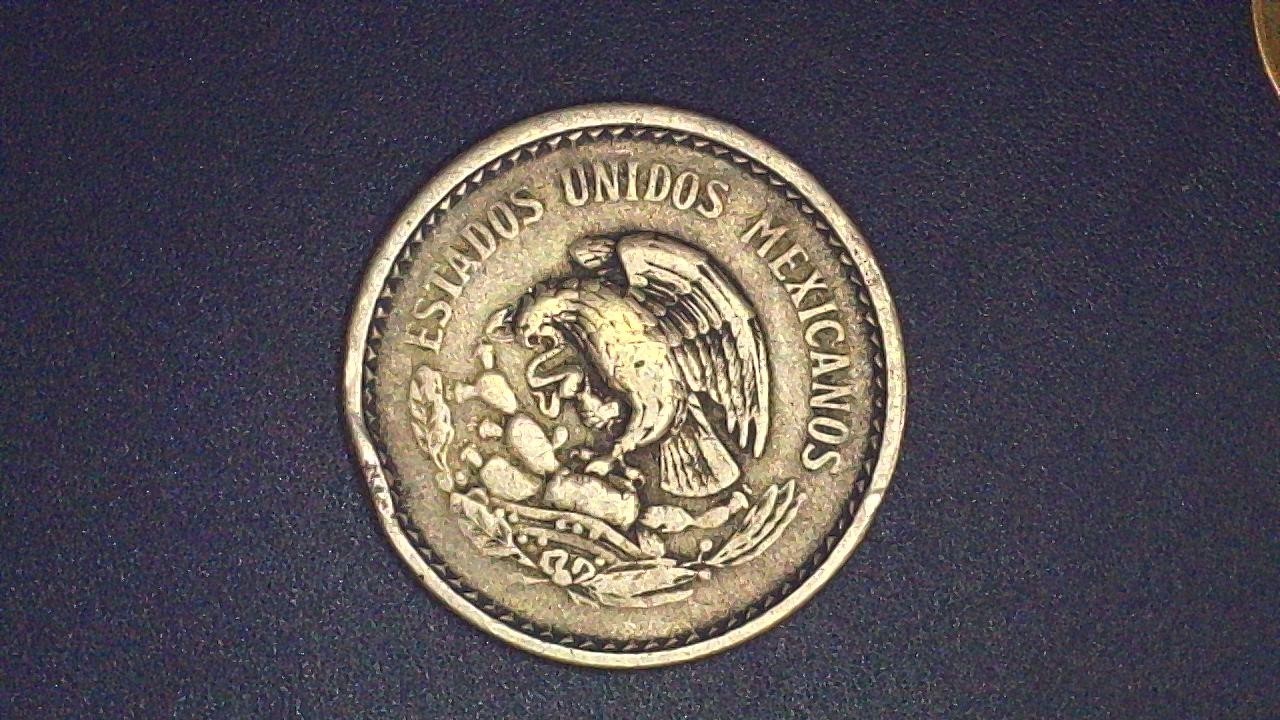 1936 Mexico 10 Centavos Coin... Nice Condition.
