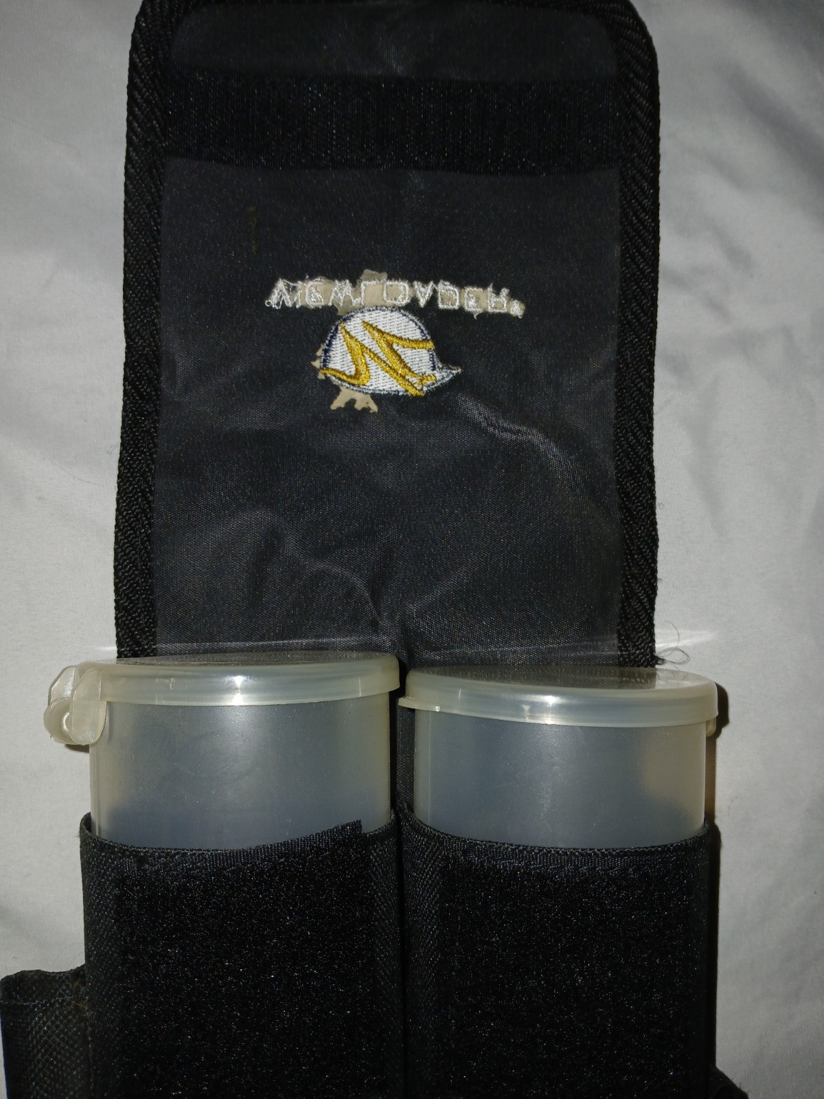 VIEWLOADER Paintball Reload Canisters And Case 2 Containers hook and loop