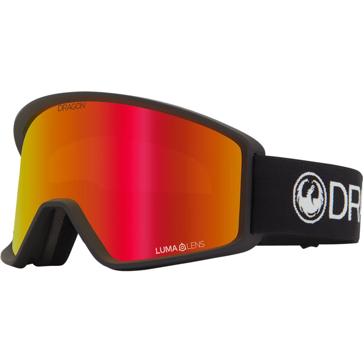 NWT Adult Dragon DXT OTG Snowboard Goggles $65 black frame lumalens redion