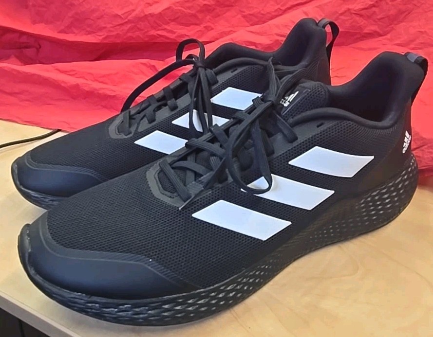 Adidas Edge Gameday Core Bounce Running & Jogging Shoes Men's Black Size 12