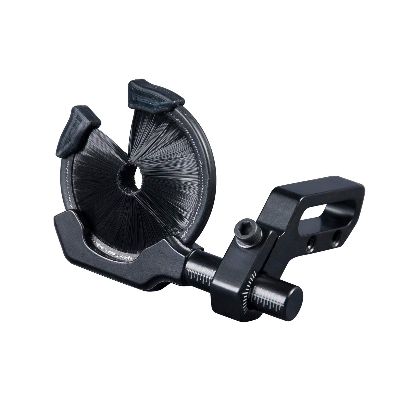 Full Containment Brush Arrow Rest Archery Accessories - Round Black