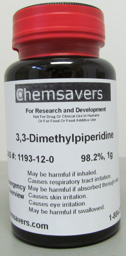 3,3-Dimethylpiperidine, 98.2%, Certified, 1g