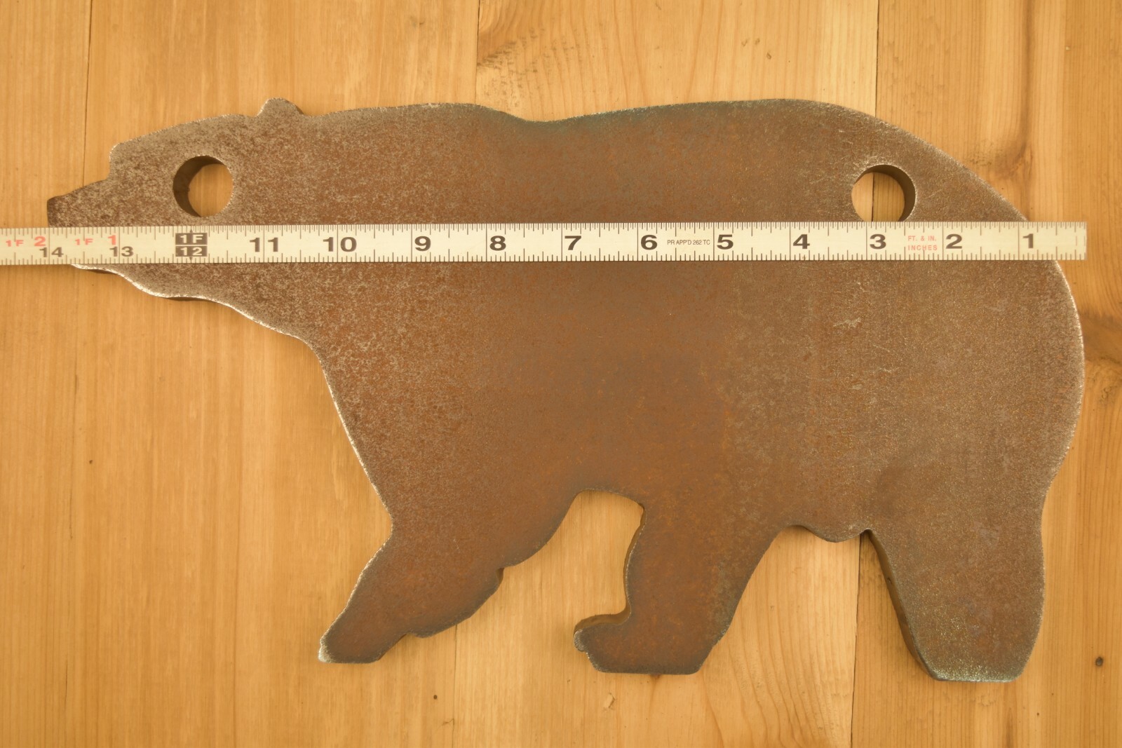 1/2" AR500 Steel Animal Shooting Target 14"x7.5" Bear